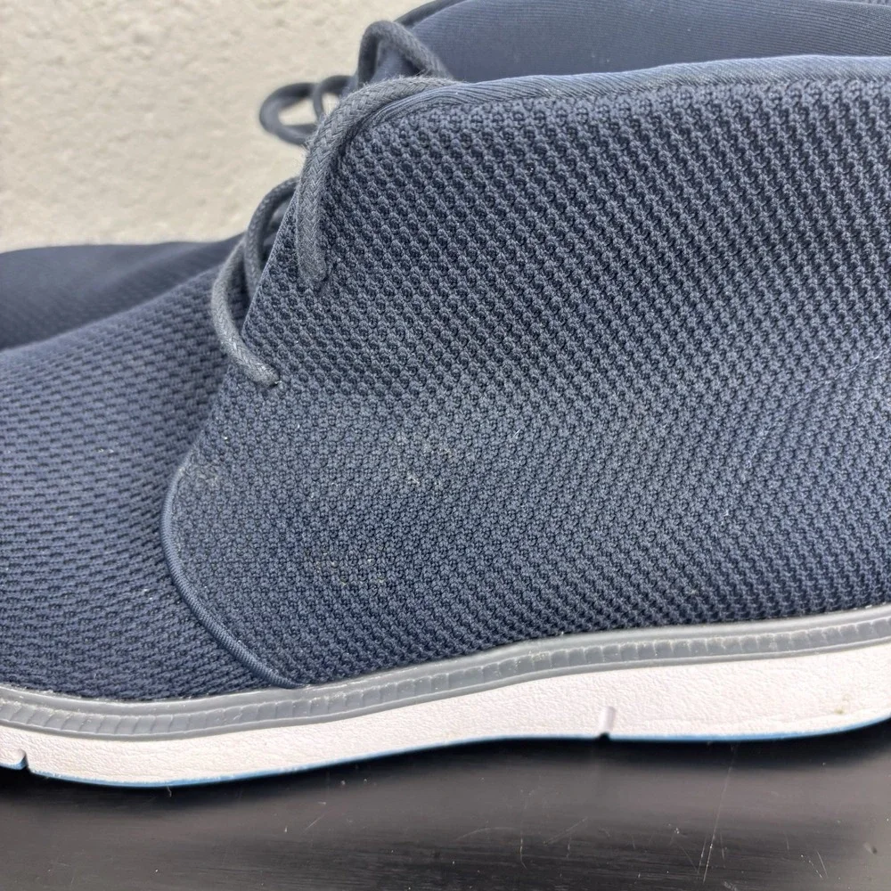 Swims Navy‎ Motion Knit Chukka Boot Hi Top Sneakers US 9 EU 42